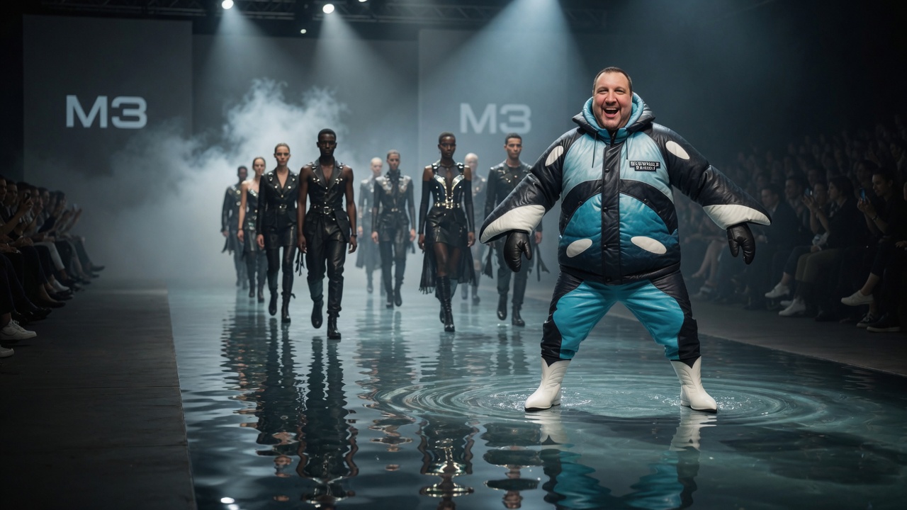 Jeffo walking the M3 runway